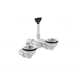 Bộ Xả Chậu Rửa Chén 2 Hộc Hafele 570.35.915